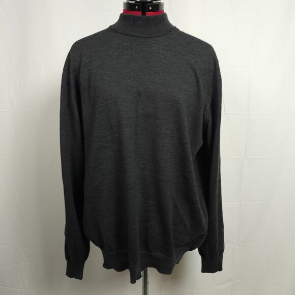 Joseph & Lyman: Turtleneck 100% Merino Wool Sweater Made in Italy - Picture 1 of 4